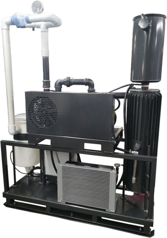 Unité de vide  8 à 200 CFM (Électrique) 800 à 20 000 entailles kit compact avec valve