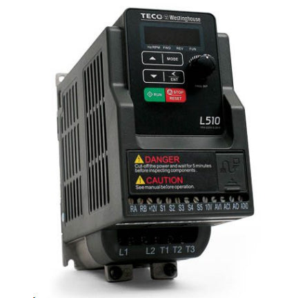 Variateur de fréquence 115Volt 1phase à 208volt 3phase TECO L510