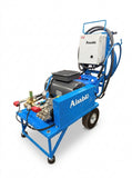 4000psi 4GPM 10hp Bâti mobile en acier 230 volt à courroie