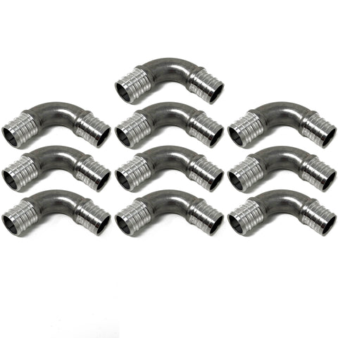 Coude en acier inoxydable PEX 1/2" (LOT DE 10X)
