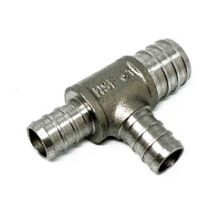 T en acier inoxydable PEX 3/4" * 1/2" * 1/2"