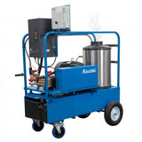 Hot water pressure washer electric belt drive diesel burner