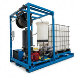 250Gal unit high pressure washer with diesel burner 24hp honda D / elect.