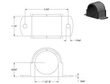 Collet à tuyau 1 1/2"i.d. anti-vibration - Airablo