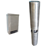 Relâcheur vertical pompe stainless horizontal avec manifold