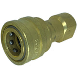 Quick coupler brass sockets or plug