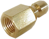 Quick coupler brass sockets or plug