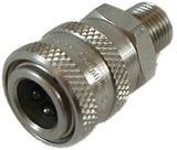 Quick coupler stainless steel sockets or plug