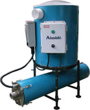 Vertical releaser with pump in stainless steel horizontal